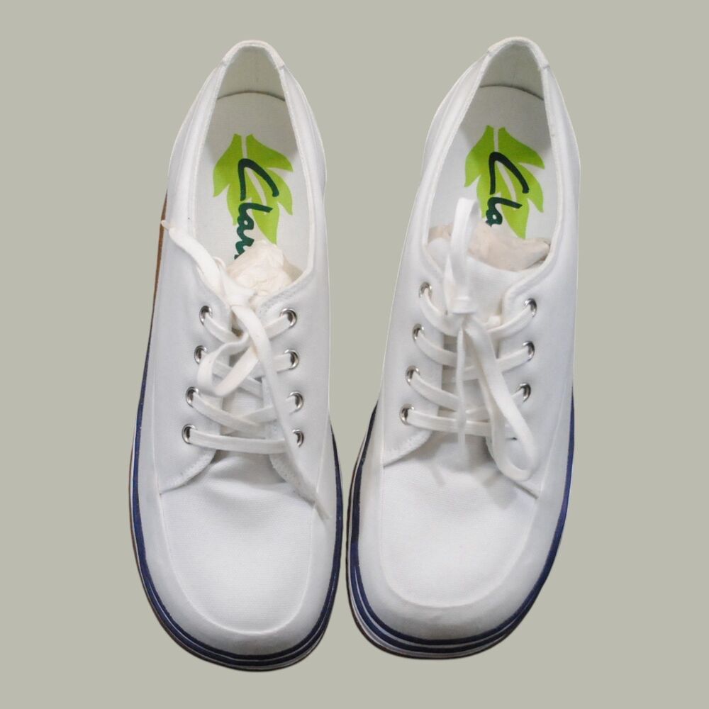 Clark's White Tennis Shoes